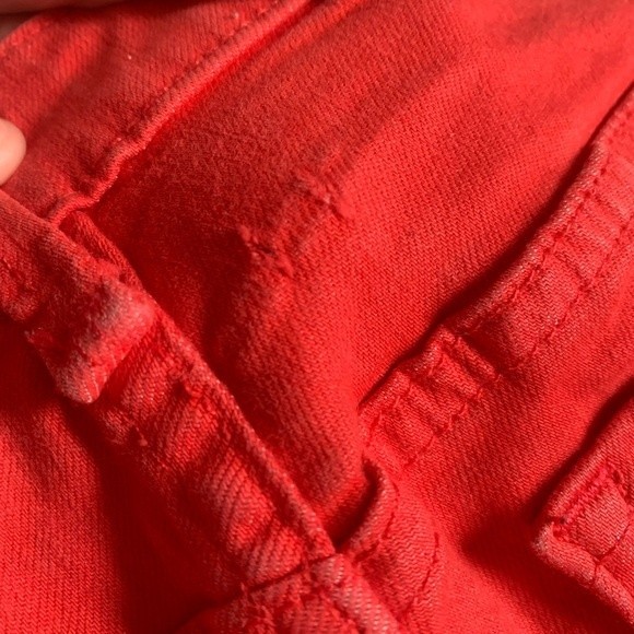 5/$25 Old Navy Super Skinny Rockstar Jeans- Coral Size 6 - Picture 3 of 4